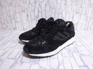 adidas Originals TECH SUPER 2.0 スニーカー レオパード ヒョウ柄 ブラック 黒 25.5cm US7.5 アディダス オリジナルス テックスーパー