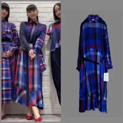 2022年秋冬サカイ　アシンメトリーワンピース　sacai