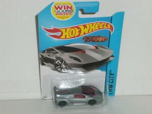 ◇HotWheels 右下39 LAMBORGHINI SESTO ELEMENTO 銀