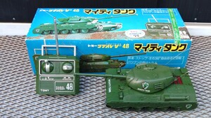 トミー ラジコン ラデオレーサー マイティタンク 戦車 レトロ