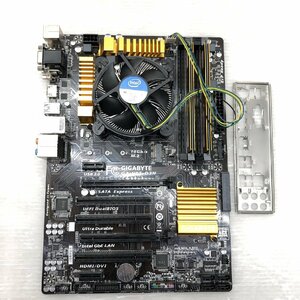 1円～GIGABYTE GA-H97-D3H Core i5-4690 3.5GHz CPU・マザーボードセット W050532