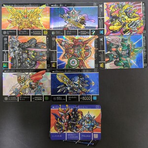 【当時物 1995復刻限定版】紅の神秘機兵 全44種フルコンプセット美品「検索　カードダス　BB戦士　本弾　外伝　SDガンダム 」