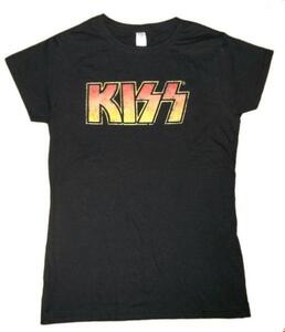 ★キッス Tシャツ KISS Logo 正規品 Ladys - S 正規品 the demon destroyer 80s army 地獄の軍団