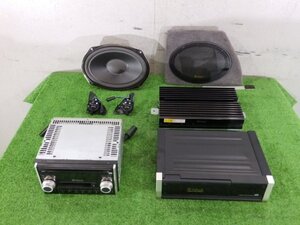 242652 ジャンク!! H10年 レガシィ(BH5) McIntosh/マッキントッシュ オーディオセット CDチェンジャー アンプ ウーハー ツイーター [3D507]