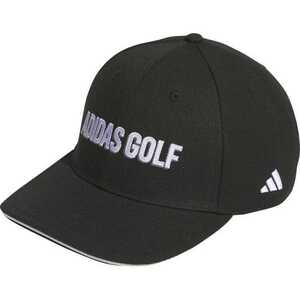 新品・未使用♪【adidas Golf/アディダスゴルフ】♪リニアロゴ ツイルキャップ♪ブラック♪ワンサイズ♪ 