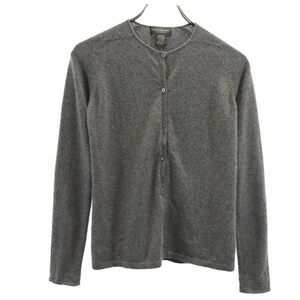 バナナリパブリック カシミヤ100% 長袖 ニット カーディガン XS グレー系 Banana Republic レディース