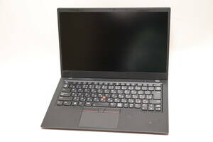 m701. Lenovo / ThinkPad X1 Carbon / 20KGCTO1WW / Core i7-8650U / 16GBメモリ / SSDなし / 通電確認・ジャンク
