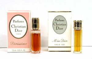 【香水2点セット】Parfums Christian Dior Diorissimo ディオリッシモ Miss Dior ミス ディオール 7.5ml ◎00