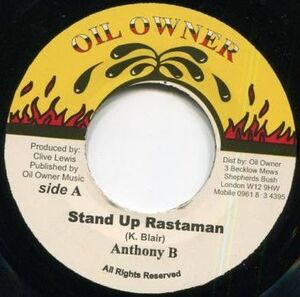 ジャマイカ7 Anthony B Stand Up Rastaman NONE Oil Owner /00080