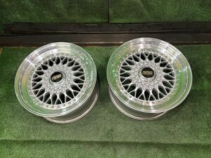 激レア　BBS　RS329　アルミホイール　17インチ　8J　ET+-0　5H　PCD114.3　2本　ドイツ製