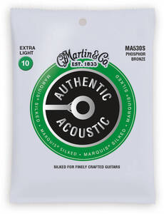 即決◆新品◆送料無料MARTIN MA530S×1 [10-47] Authentic Acoustic Marquis Silked/Extra Light/メール便