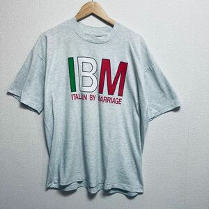 ビンテージTシャツ古着IBM ITALIAN BY MARRIAGE企業系