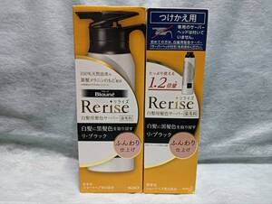 ◆送料０円◆Kao Blaune Rerise リライズ　白髪用髪色サーバー　本体＋つけかえ用　リブラック　ふんわり仕上げ　