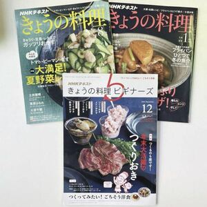 ★401 きょうの料理 ビギナーズ 3冊 レシピ本 料理本 生活本