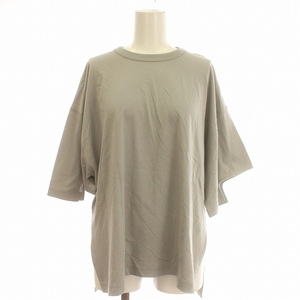 未使用品 ナゴンスタンス nagonstans 24SS washable design-sleeves daily 変形 Tシャツ 半袖 M グレー