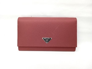 PRADA 2つ折り長財布 ボルドー 財布