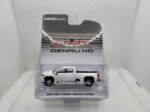 GREENLiGHT グリーンライト 1/64 KARSONDIECAST限定 2022 GMC SIERRA 3500HD DENALI White (未開封、現状渡し)