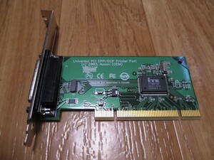 Universal PCI EPP/ECP /Printer Port Adapter Card ★動作品★ NO:CII-72