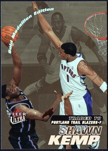 【ショーンケンプ】NBA00-01 Fleer Ultra#144G GoldMedallion ShawnKemp/PortlandTrailBlazers