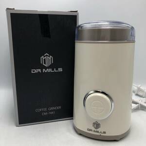 【通電確認済】DR MILLS 電動ドライスパイス コーヒーグラインダー DM-7441W /Y21556-X2