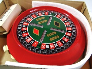 再値下 全自動式 アサヒ ELECTRO ROULETTE エレクトロ ルーレット ギャンブル レトロ ビンテージ 高級 箱付 おもちゃ