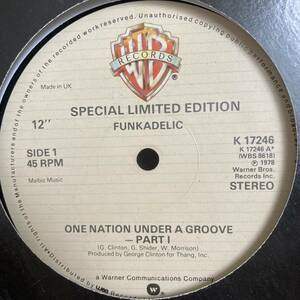 Funkadelic - One Nation Under A Groove 12 INCH