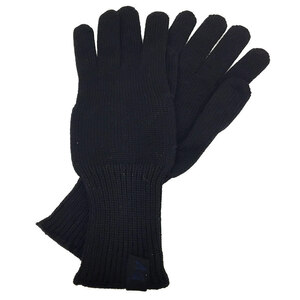 セール BOTTEGA VENETA ボッテガヴェネタ ニットグローブ 手袋 ウール 羊毛 ブラック 黒 Mサイズ 未使用 新品 aq5465