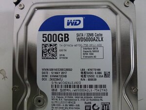 550311◆◇Western Digital WD5000AZLX SATA 500GB 初期保有◇◆