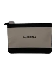 BALENCIAGA クラッチバッグ キャンバス ホワイト 420407・1080・W・568024