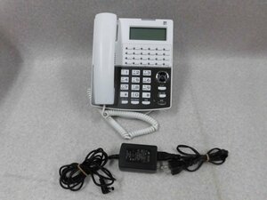 ▲Ω ZZ1 1313♪ 保証有 18年製 きれいめ サクサ Saxa IP NetPhone SX？ IP電話機 NP330(W)(SA) 通電確認済 ACアダプタ付き