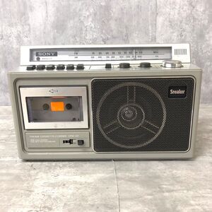 SONY ソニー ラジオカセットレコーダー CFM-22 FM/AM２ 昭和レトロ アンティーク KT10