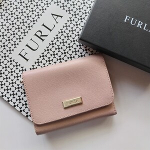 【新品】 FURLA BABYLON 三つ折り財 ベージュ