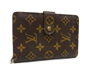 1円 ■美品■ LOUIS VUITTON ルイヴィトン M61207 モノグラム ポルトパピエジップ 二つ折り 財布 ウォレット ブラウン系 FI4149