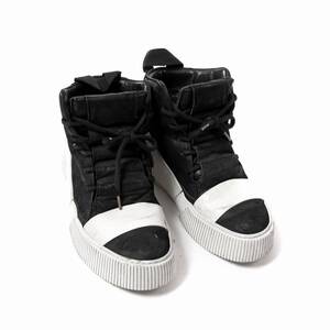 BORIS BIDJAN SABERI HORSE LEATHER MID CUT SNEAKER / WASHED&HAND TREATED BAMBA1.1-SIN 11bybbs incarnation m.a+ A1923 JULIUS