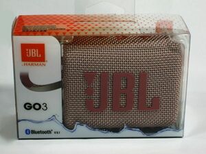 ■　JBL Go 3　Bluetoothスピーカー　ピンク　(JBLGO3PINK)