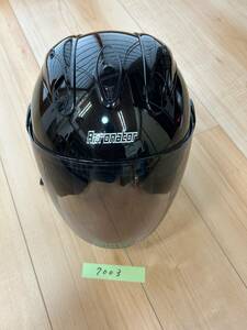 ★個人出品★ジェット型ヘルメット　Mサイズ　黒　TNK工業　AR-7★