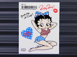 ◆送料\110◆【Betty Boop・ベティちゃん】※《キャラクター ステッカー》　アメリカン雑貨　品番BT-11