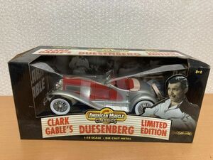 ■AMERICAN MUSCLE CLASSICS 1/18 CLAEK GABLE’S DUESENBERG LIMITED EDITION ミニカー 未開封品■