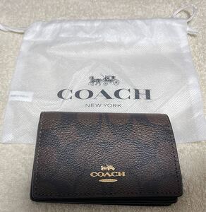 COACH コーチ カードケース 名刺入れ レザー 男女兼用