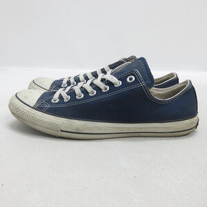 Q■BIGサイズ【29cm】コンバース/CONVERSE ALL STAR LOWキャンバススニーカー■紺/MENS/1【中古】