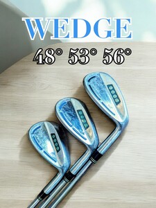 ウェッジ・WEDGE 48° 53° 56° 3本セット FN500 48度 RC700 53度 FM500 56度 N.S.PRO 950GH FREX (wedge) 