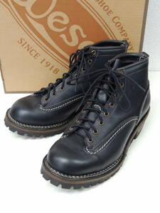 ★ 美品 ウエスコ WESCO CUSTOM JOBMASTER ジョブマスター 6インチ ブーツ 9.5 E 黒 ブラック BK106100