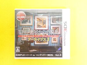 （DS-19）未開封！ 任天堂 Nintendo 3DS ソフト 「 THE 密室からの脱出 アーカイブス２ 」ゲームソフト@送料430円(1)