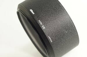 hiK★良品★Nikon HN-28 AF ED80-200mm F2.8S用 ニコン メタルフード（77mm径）