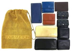 T01/093 LOUIS VUITTON ルイヴィトン エピ ダミエ 財布等 11点セット 財布 キーケース カードケース 札入れ 巾着袋