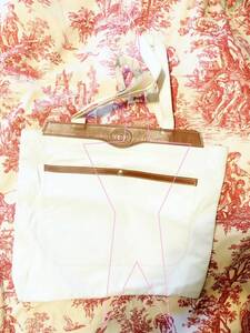 GUCCI*グッチ*vintage*当時物*レア？*WHITE*トートバッグ*USED*マニア*コレクター*