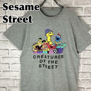 Sesame Street × NEFF セサミストリート × ネフ キャラ コラボ Tシャツ 半袖 輸入品 春服 夏服 海外古着 アニメ エルモ クッキモンスター