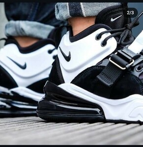 1K【特価/Used/良品/入手困難】NIKE AIR FORCE 270 BLACK_White /Jordan sb force atmos AIRMAX dunk acg supreme 1 2 4 95 97 90 