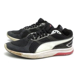 WW■【23cm】プーマ/PUMA エスケーパー テック メッシュ ランニングシューズ■黒LADIES/67