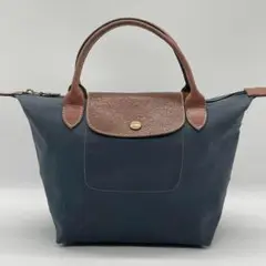 ✨良品✨LONGCHAMP ロンシャン ルプリアージュS ハンドバッグ 紺色